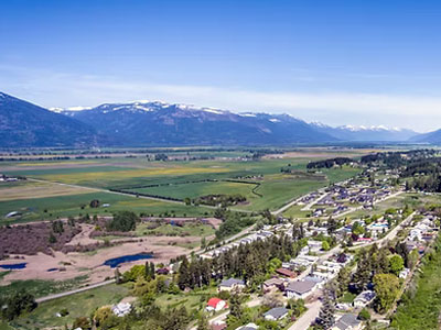 Creston valley agricultural land